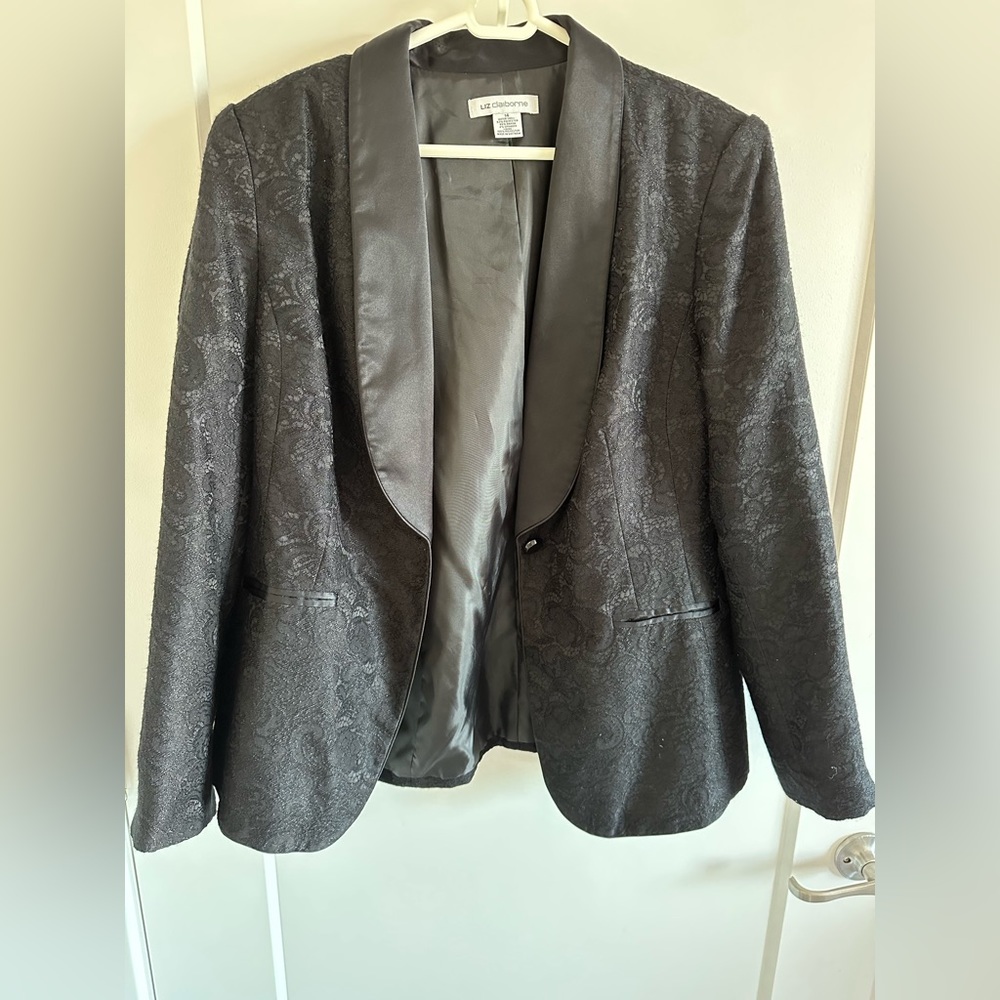 Liz Clairborne size 14 lace blazer worn once